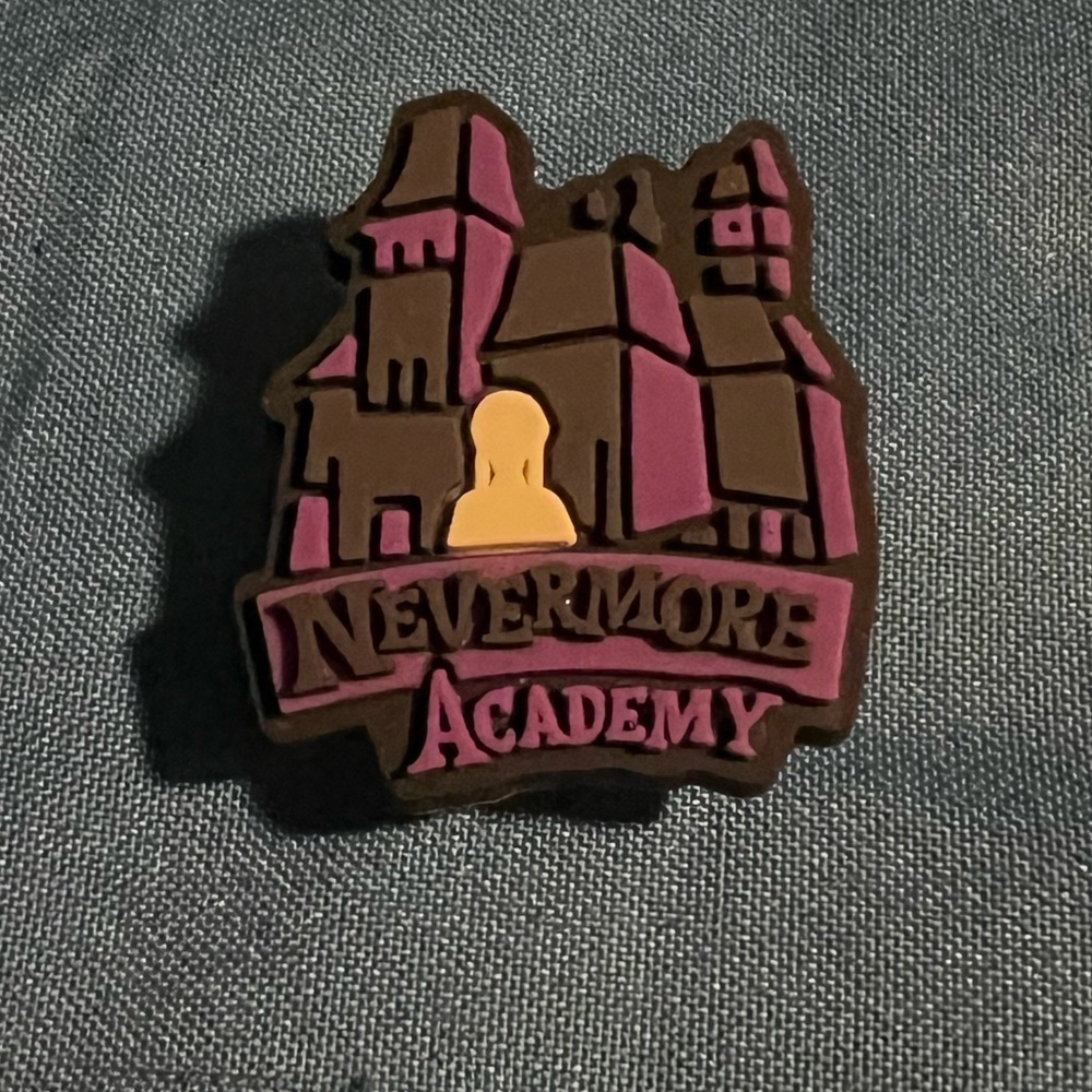 Nevermore Academy Wednesday Adams jibbitz croc charm